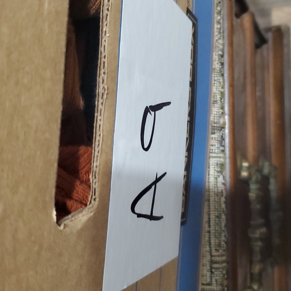 Eileen fisher linen cotton blend oatmeal cream open front short sleeve cardigan - Picture 7 of 7